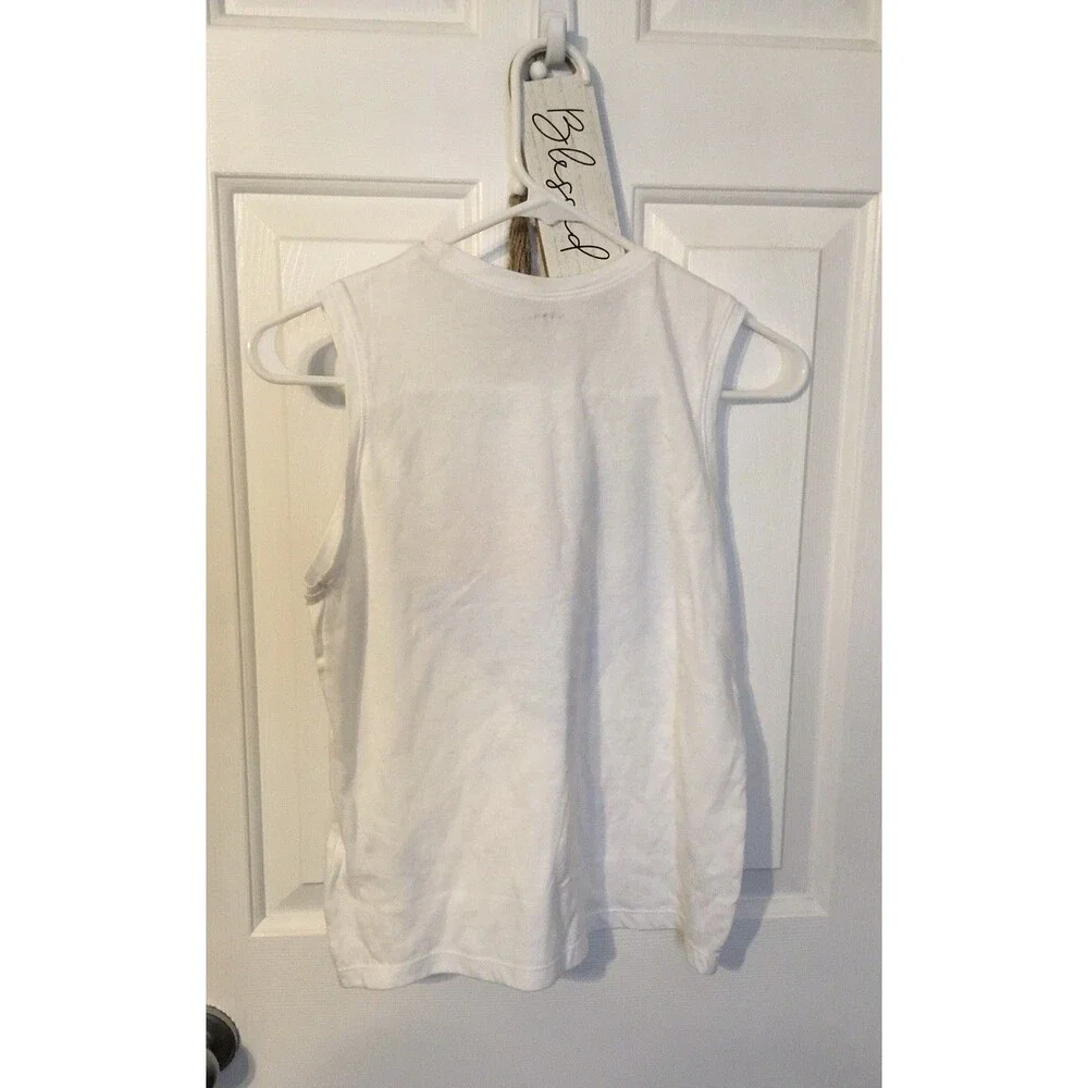 Old Navy Girls Youth Sz 14-16 Sleeveless T-Shirt Casual Pull Over Cotton Stretch